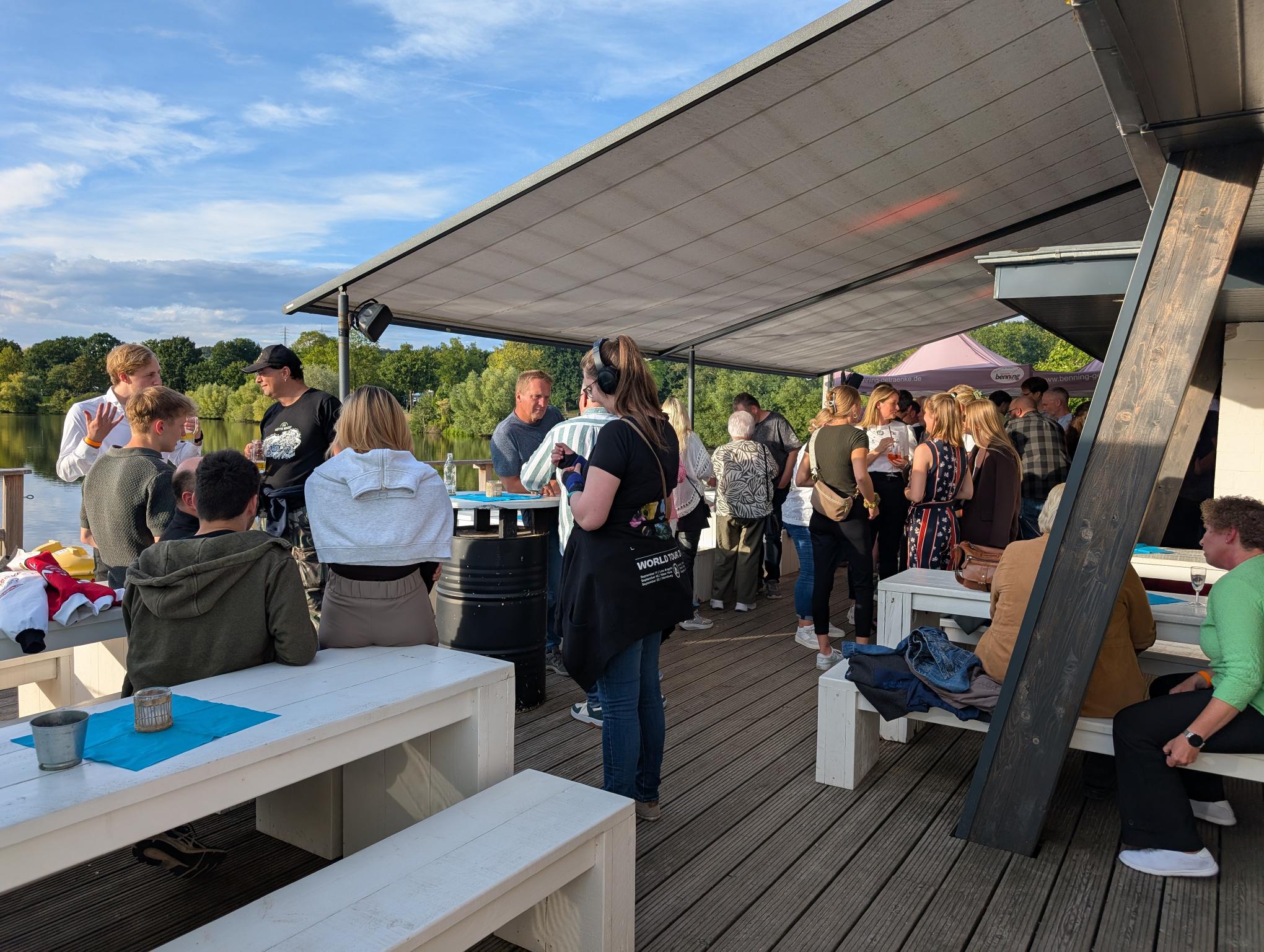 Sommerfest des bps software Teams am Aasee